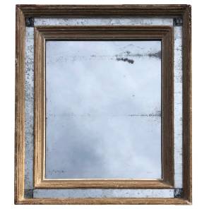 French Early 20th C. Bouche Mirror